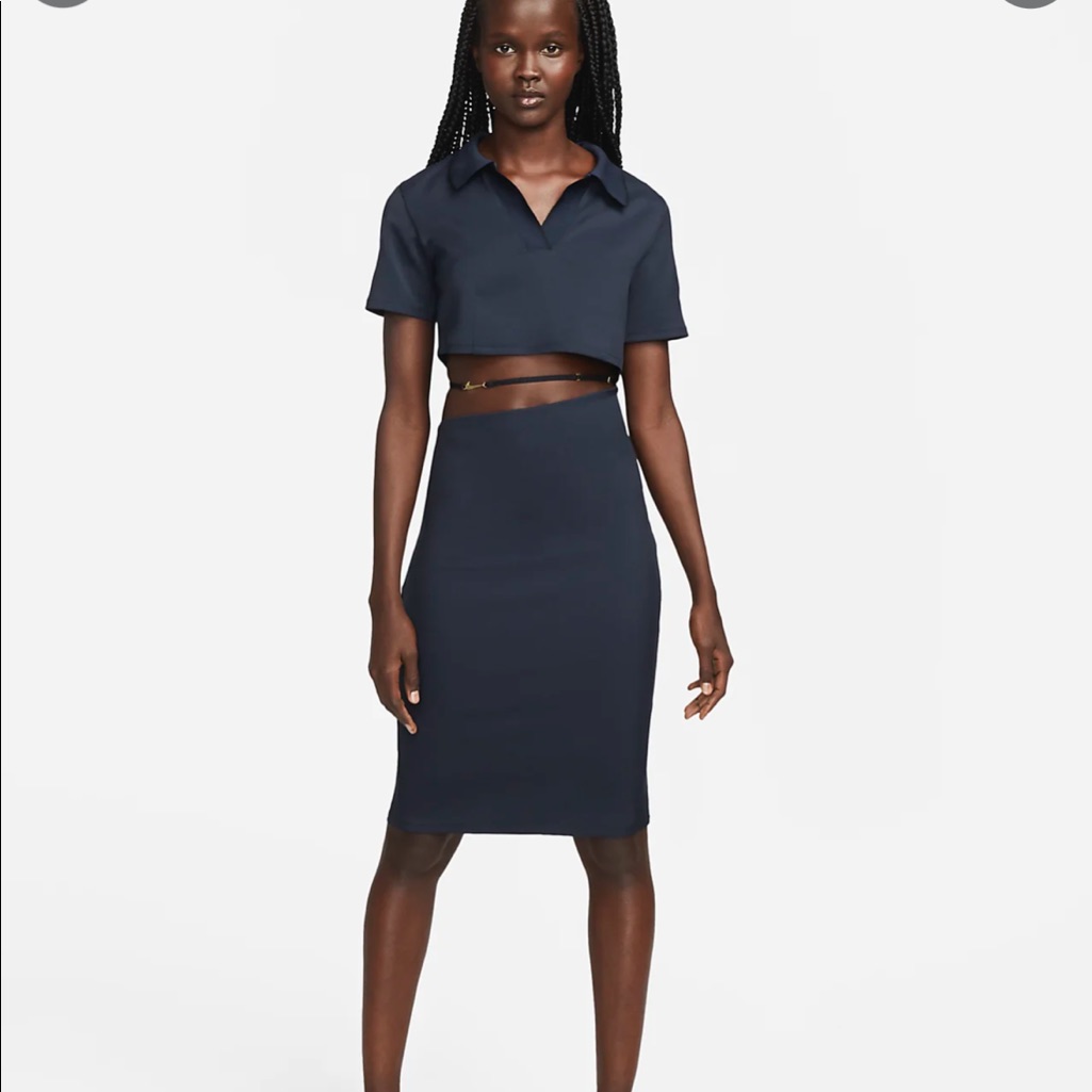 Nike X Jacquemus Navy Polo Dress